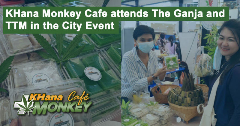 KHana Monkey Cafe attends The Ganja and TTM in the City Event